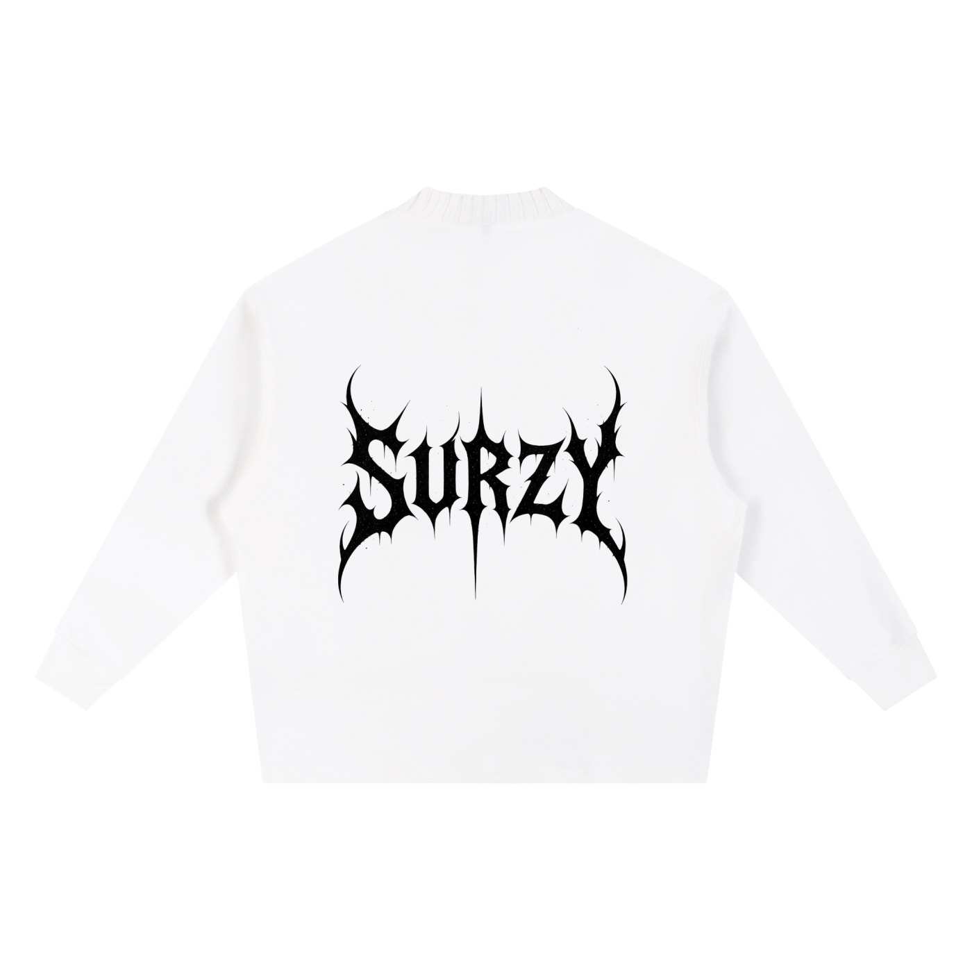 Surzy Knitted Sweatshirt (White)