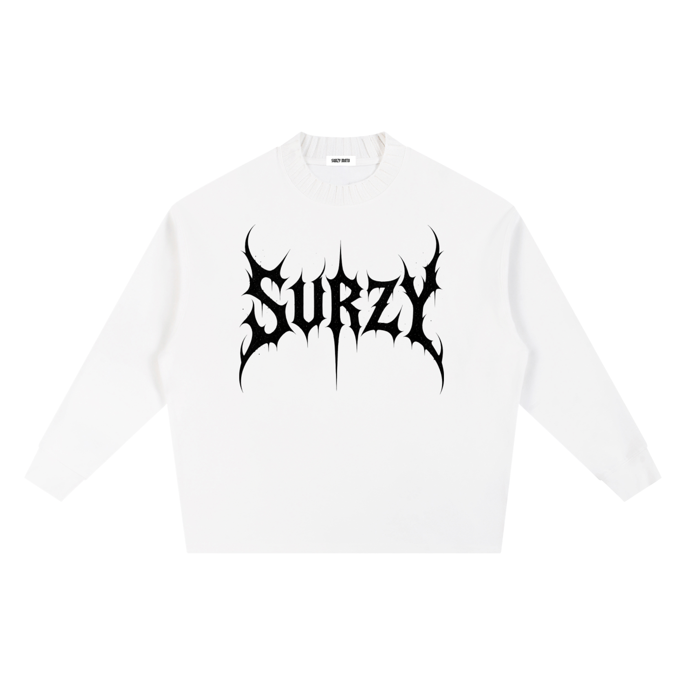 Surzy Knitted Sweatshirt (White)