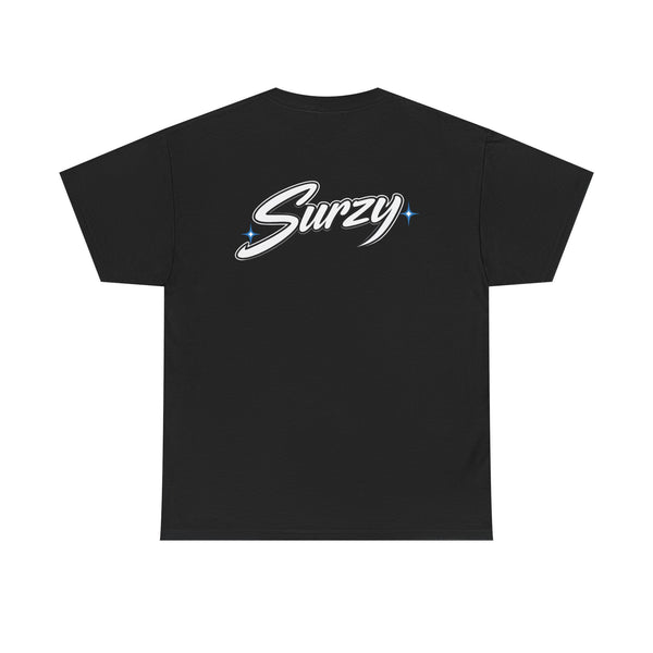 Surzy Logo T‑Shirt – Retro Script Graphic Tee