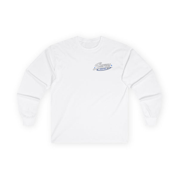 Shred Wheelie Long Sleeve Tee - White