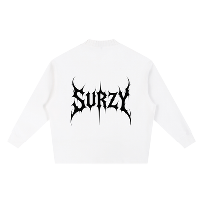 Surzy Knitted Sweatshirt (White)